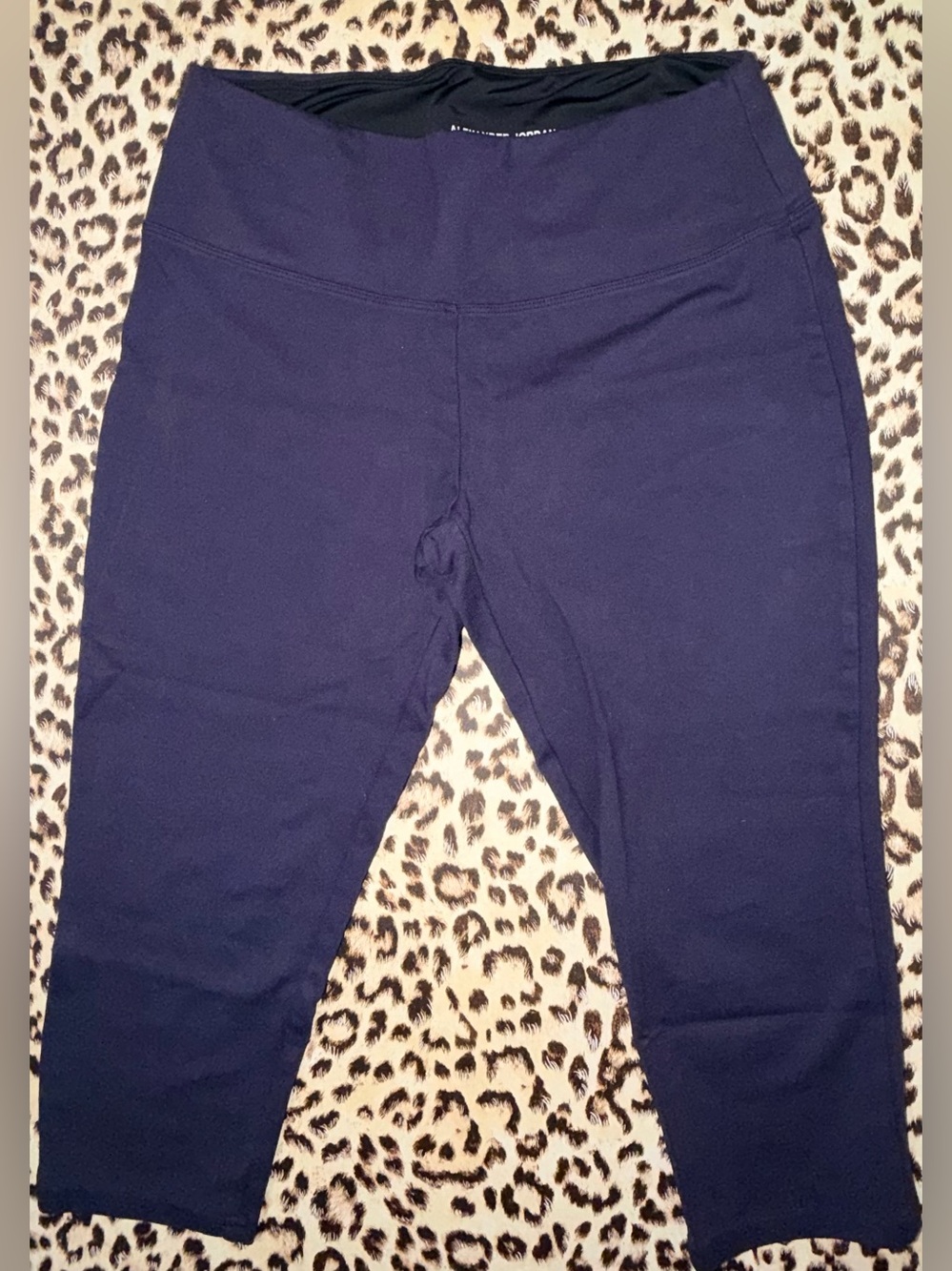 Alexander Jordan Women's Indigo Navy Tummy Control Leggings Size Medium Stretch